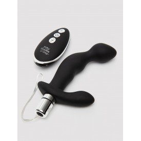 Черный вибромассажер простаты Relentless Vibrations Remote Prostate Vibrator - 15,2 см.